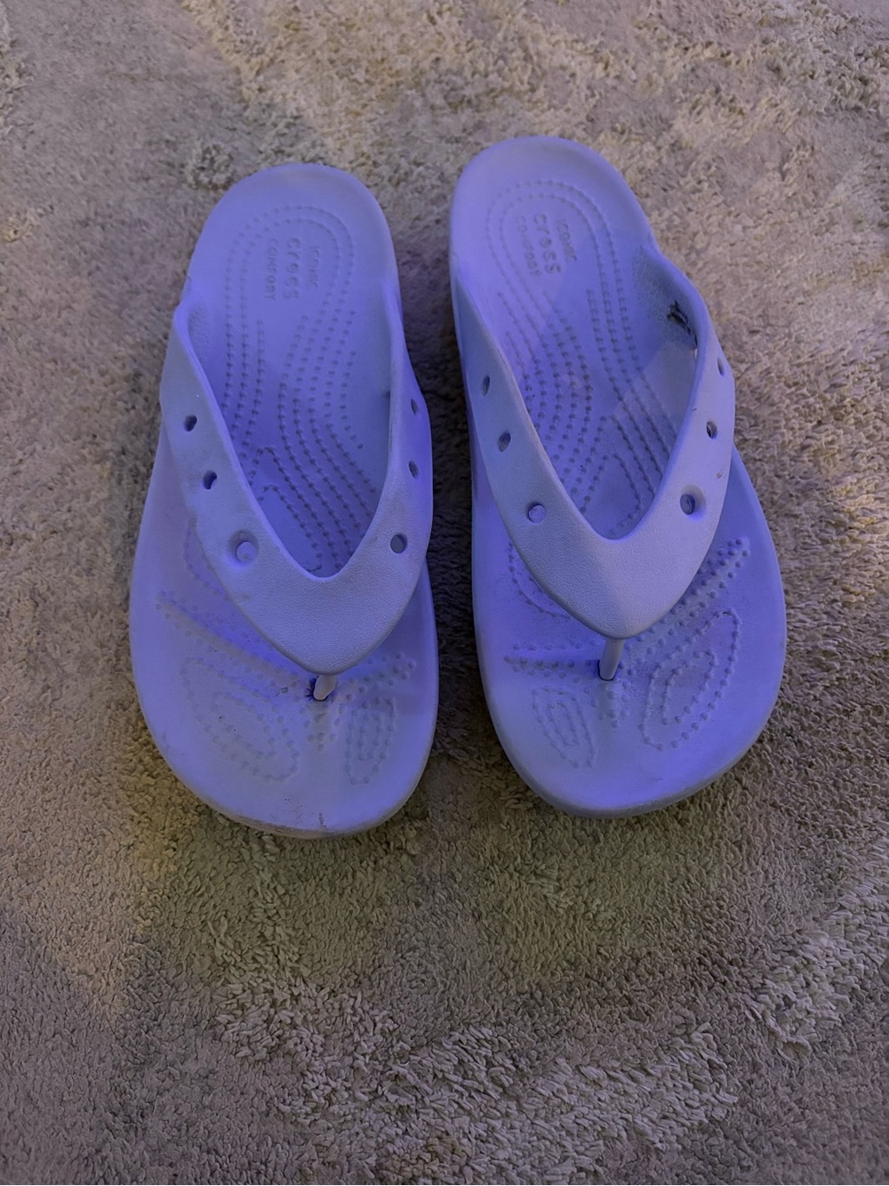 CROCS Lavender Slip-On Sandal